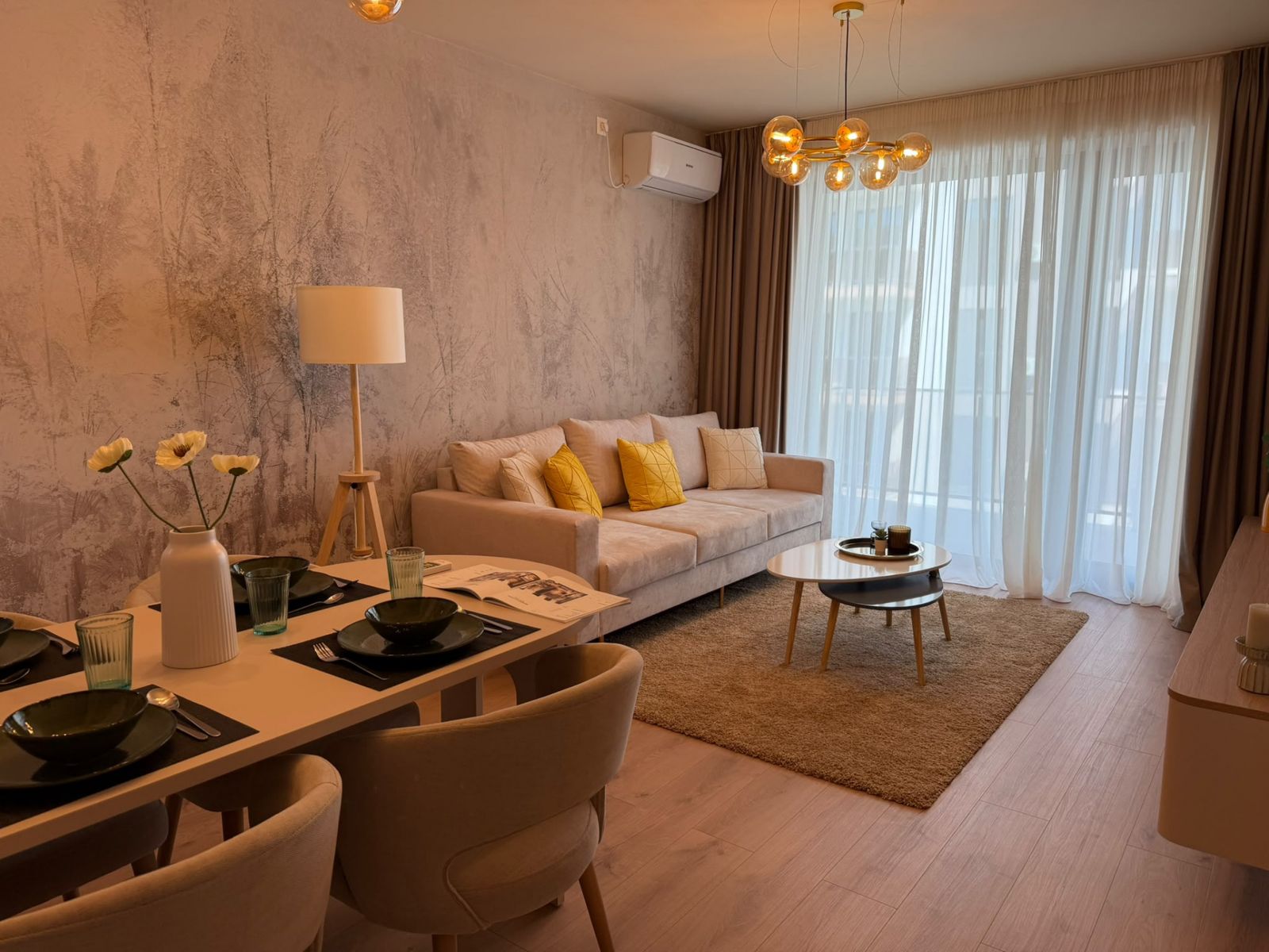 Three-room apartment, HILS Titanium — Pallady, Theodor Pallady – Nicolae Teclu, Bucharest